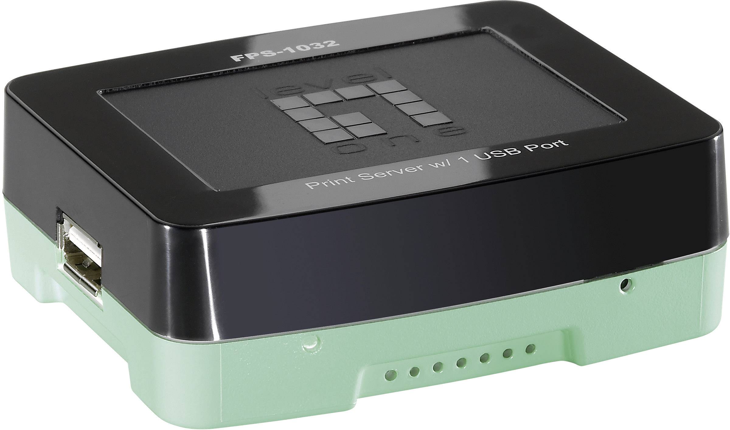 LevelOne FPS-1032 - Druckserver - USB 2.0 - 10/100