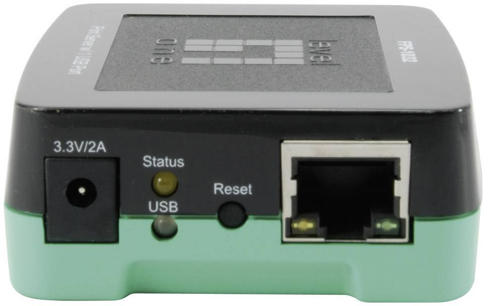 LevelOne FPS-1032 - Druckserver - USB 2.0 - 10/100