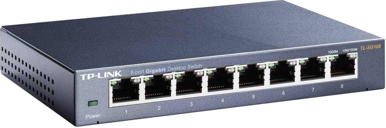TP-LINK TL-SG108 V4 Netzwerk Switch 8 Port 1 GBit/s