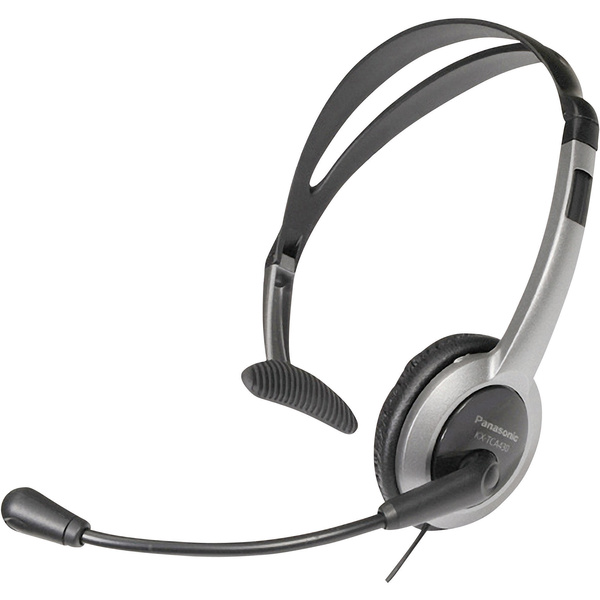 Panasonic RP-TCA 430 Telefon-Headset 2.5mm Klinke schnurgebunden On Ear Silber, Schwarz