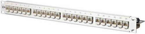 Metz Connect 130B11P1-E 24 Port Netzwerk-Patchpanel CAT 6a 1 HE