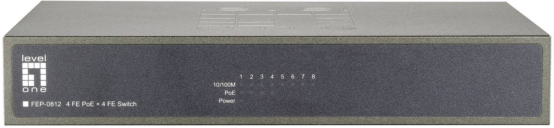 Schalter 8x FE FEP-0812 65W 4xPoE