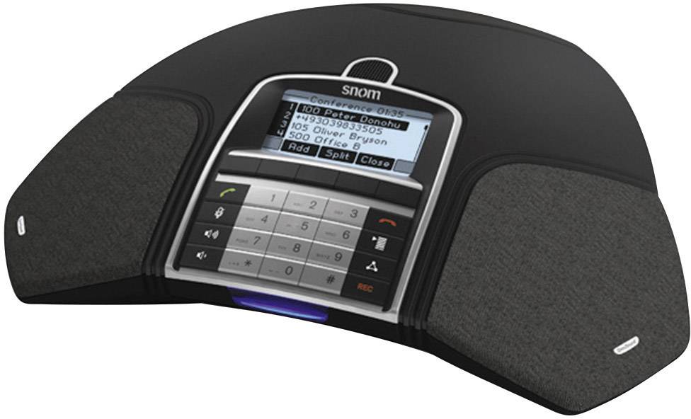 SNOM 2040 Konferenztelefon VoIP Schwarz