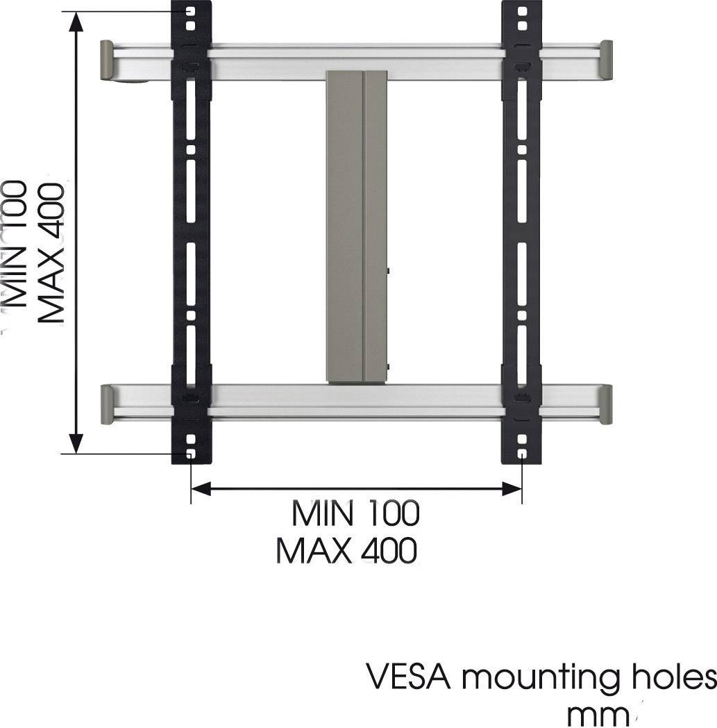 Vogel's THIN 245 TV-Wandhalterung 66,0 cm (26") - 139,7 cm (55") Neigbar+Schwenkbar