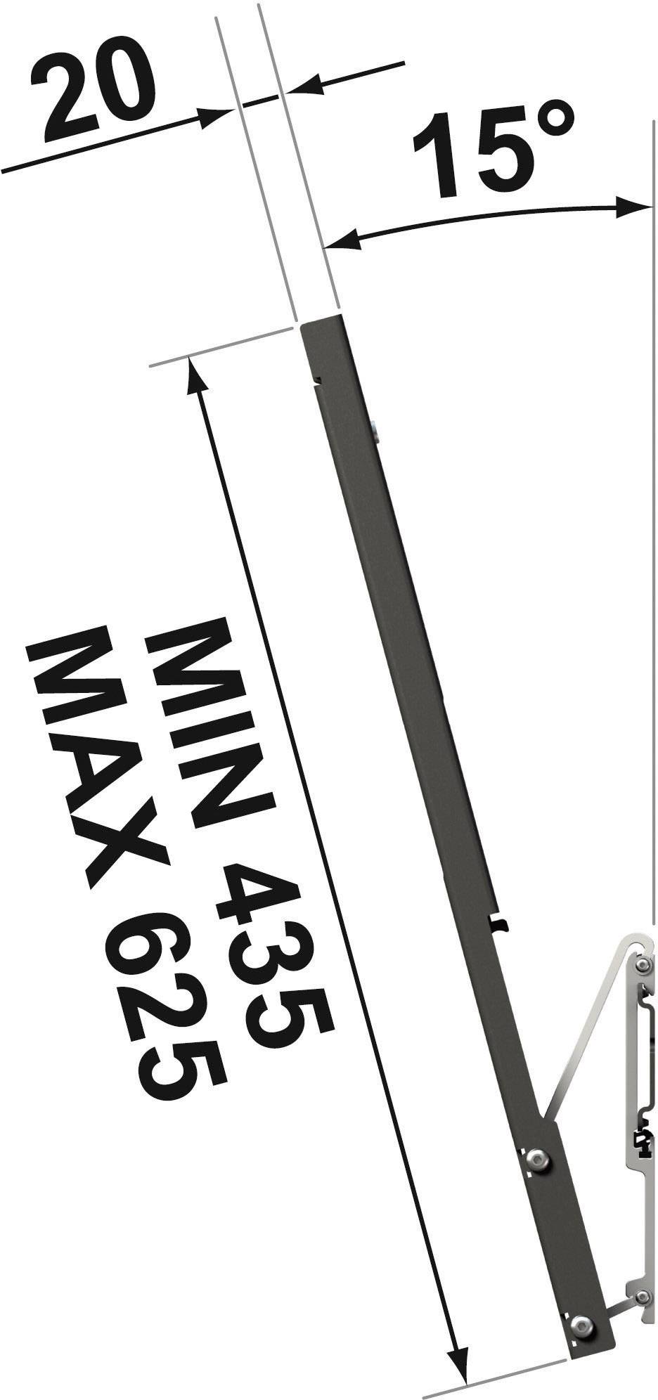 Vogel's THIN 315 TV-Wandhalterung Integrierte Wasserwaage 101,6 cm (40") - 165,1 cm (65") Neigbar