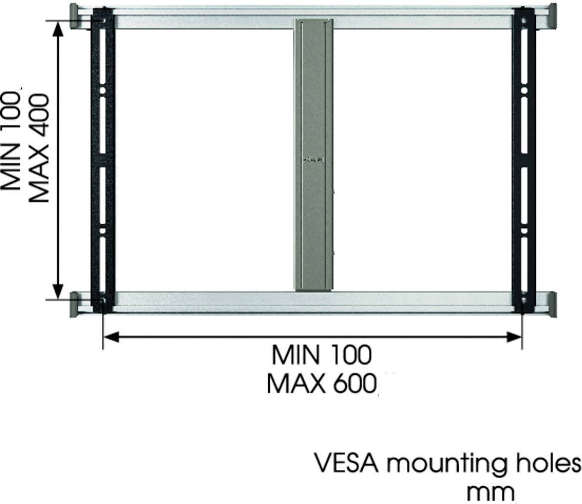 Vogel's THIN 325 TV-Wandhalterung 101,6 cm (40") - 165,1 cm (65") Neigbar+Schwenkbar