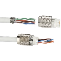 Metz Connect Kabelverbinder Class FA CAT 7a 130863-02-E Adapter Pole: 8 Metall 1St. Metz Connect Kabelverbinder Class FA CAT 7a 130863-02-E Adapter Pole: 8 Metall 1St.