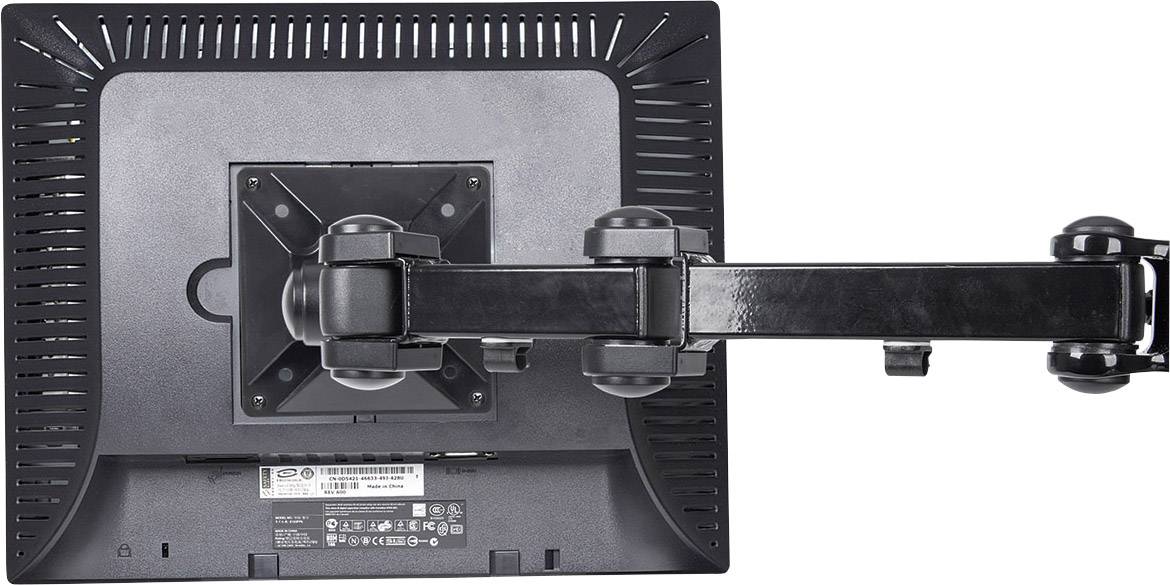 Manhattan 420808 2fach Monitor-Tischhalterung 25,4cm (10") - 61,0cm (24") Neigbar, Schwenkbar