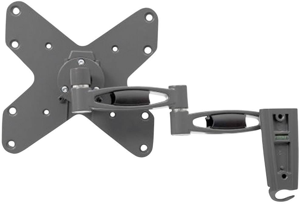 Manhattan 423755 1fach Monitor-Wandhalterung 58,4 cm (23") - 106,7 cm (42") Silber Neigbar, Schwenkbar