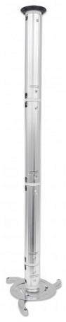 Manhattan 424820 Beamer-Deckenhalterung Neigbar, Drehbar Boden-/Deckenabstand (max.): 106cm Silber