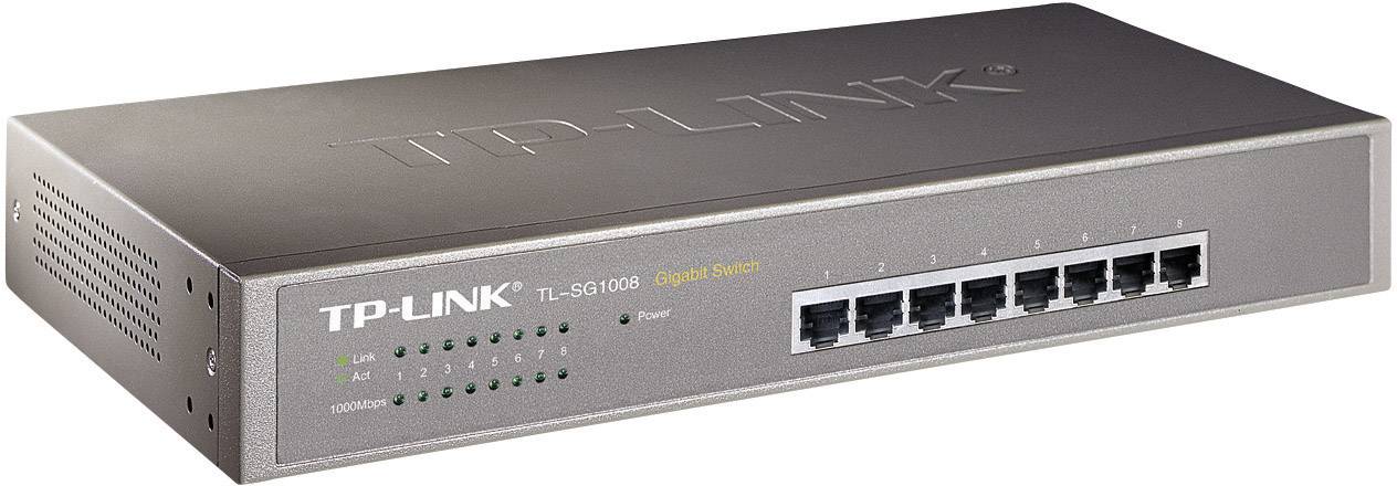 TP-LINK TL-SG1008 8-Port-Gigabit-Switch mit Metallgehäuse
