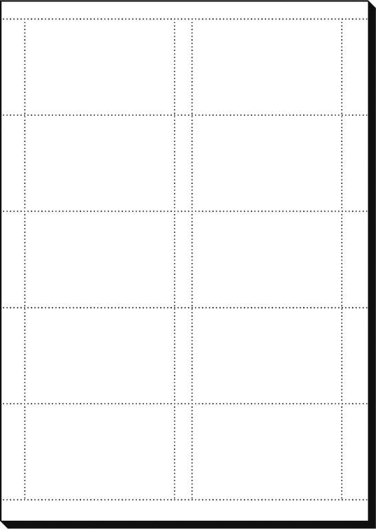 Sigel DP839 Bedruckbare Visitenkarten, microperforiert 85 x 55 mm Hochweiß 150 St. Papierformat: DIN A4