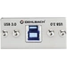 Oehlbach PRO IN MMT-C USB.3 B/A USB 3.2 Gen 1 (USB 3.0) Multimedia-Einsatz mit Kabelpeitsche Oehlbach PRO IN MMT-C USB.3 B/A USB 3.2 Gen 1 (USB 3.0) Multimedia-Einsatz mit Kabelpeitsche