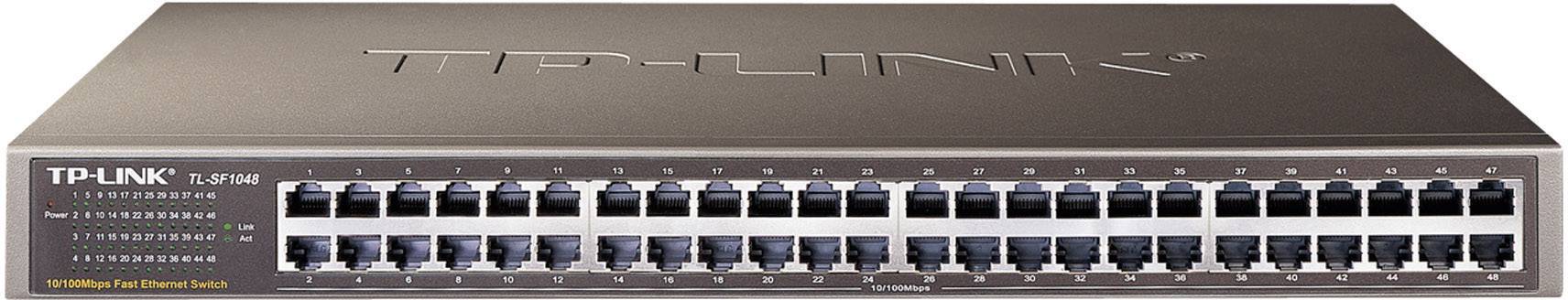 TP-LINK TL-SF1048 19 Zoll Netzwerk-Switch TL-SF1048 48 Port 100 MBit/s