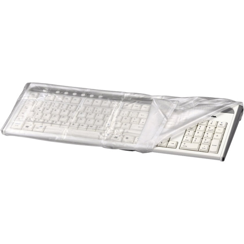 Hama 42200 Staubschutzhaube Tastatur Transparent (L x B x H) 216 x 483 x 51mm