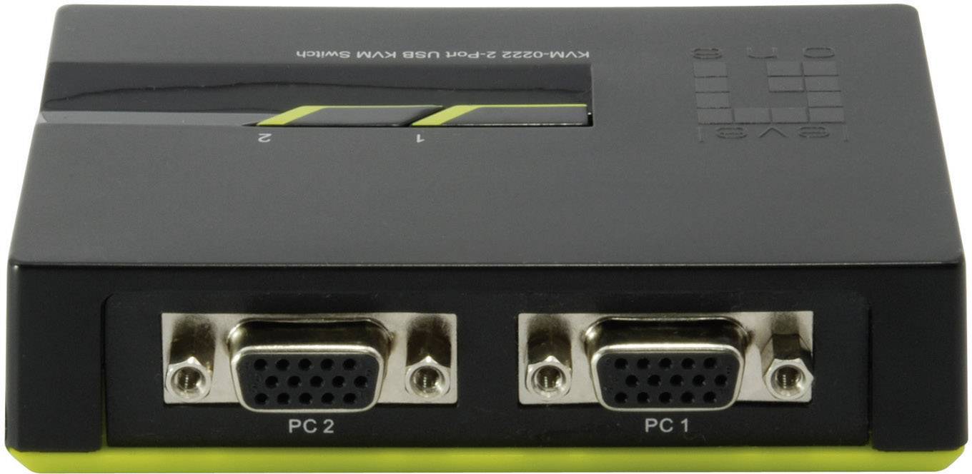 LevelOne 2 Port USB Desktop Switch