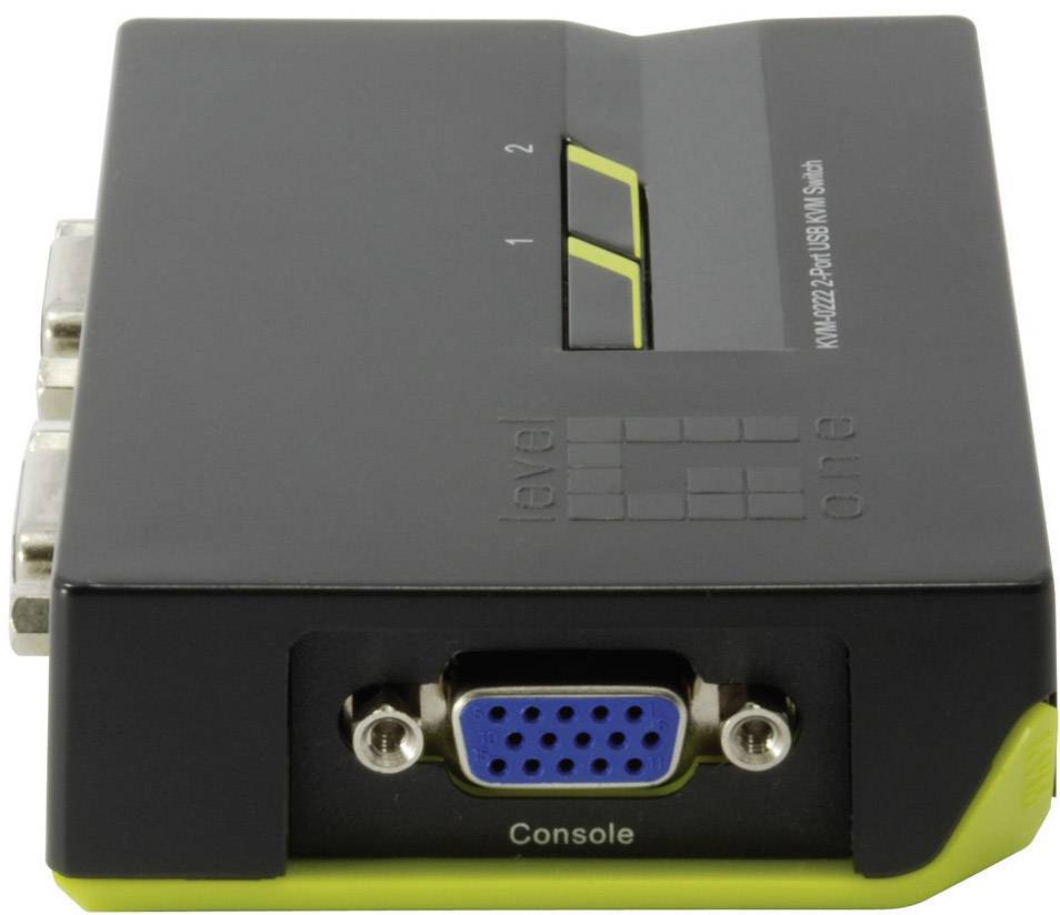 LevelOne 2 Port USB Desktop Switch