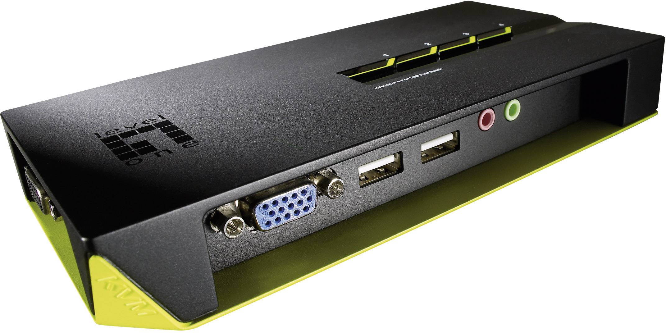 LevelOne KVM-0421 4 Port 2048 x 1536 Pixel