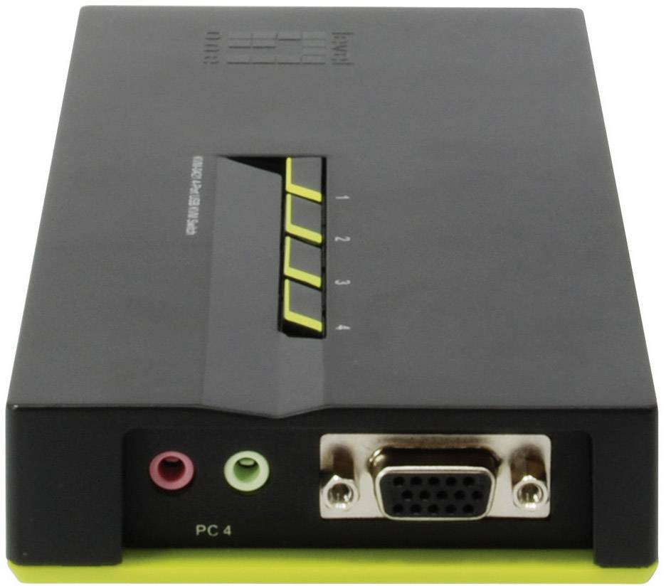 LevelOne KVM-0421 4 Port 2048 x 1536 Pixel