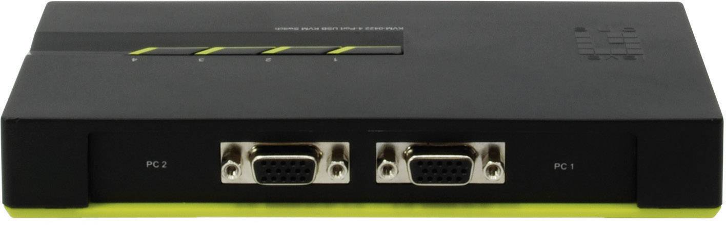 LevelOne ViewCon KVM-0422 - KVM-/USB-Switch - 4 x KVM port(s)