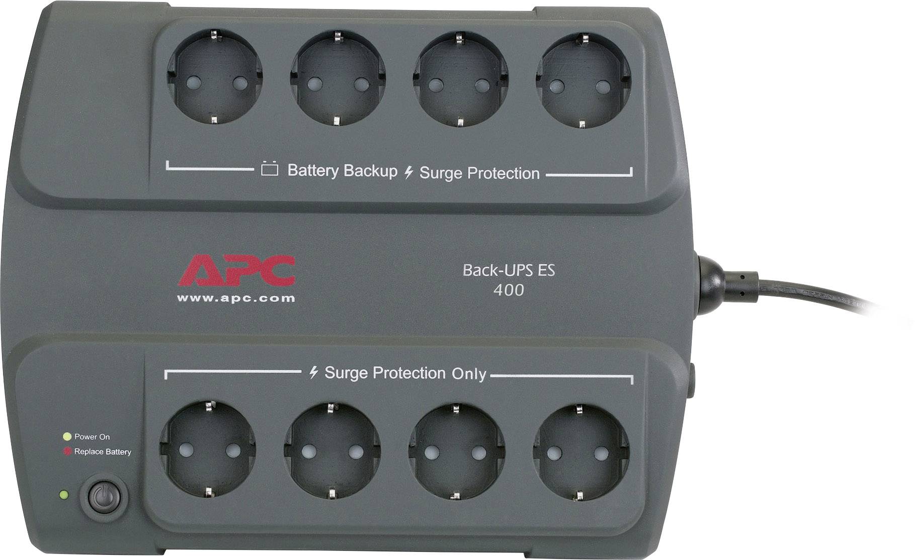 APC by Schneider Electric BE400-GR Back-UPS USV 400 VA