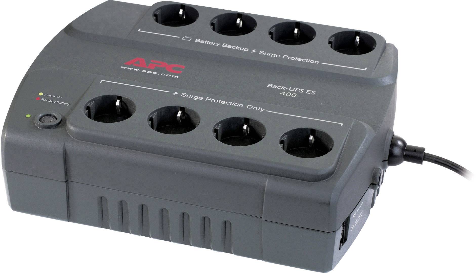 APC by Schneider Electric BE400-GR Back-UPS USV 400 VA