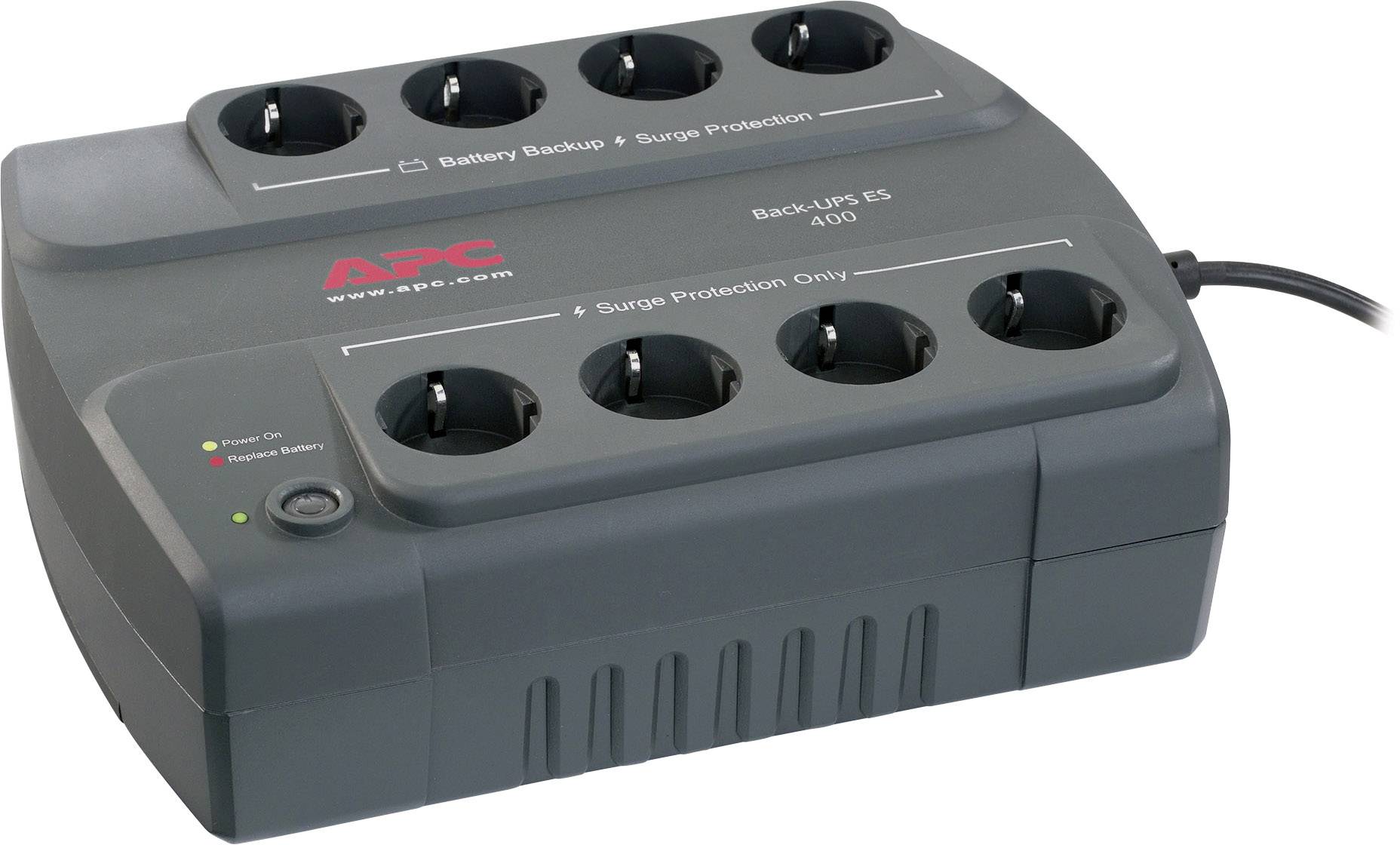 APC by Schneider Electric BE400-GR Back-UPS USV 400 VA