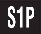 Schwarzer Hintergrund mit weißem Text: S1P.