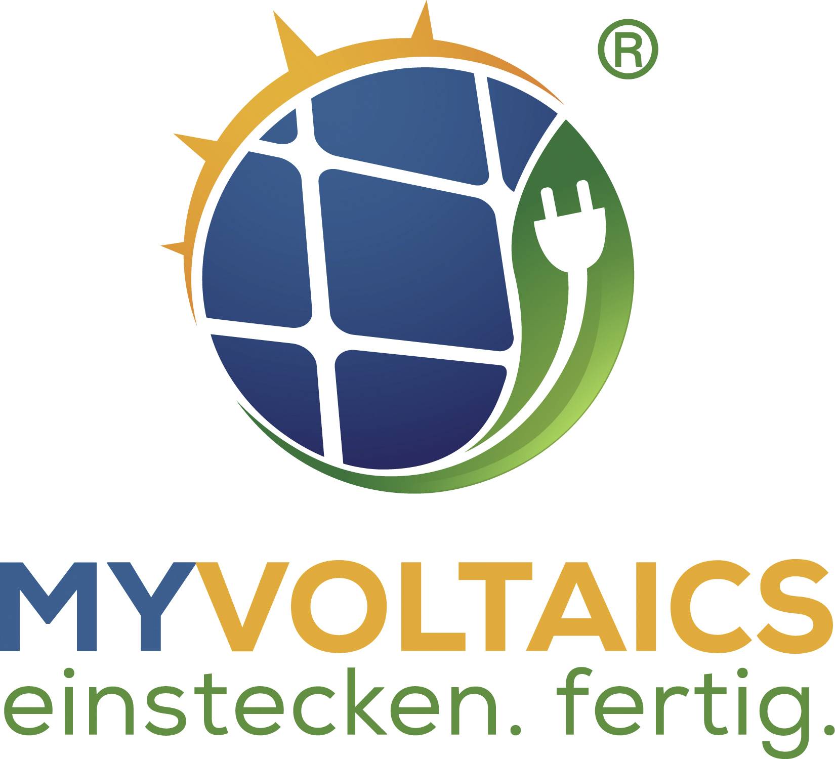 MYVOLTAICS einstecken. fertig.