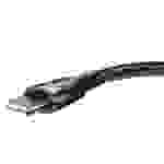 Baseus CALKLF-AG1 - 0,5 m - USB A - Lightning - Männlich - Männlich - Grau - Schwarz