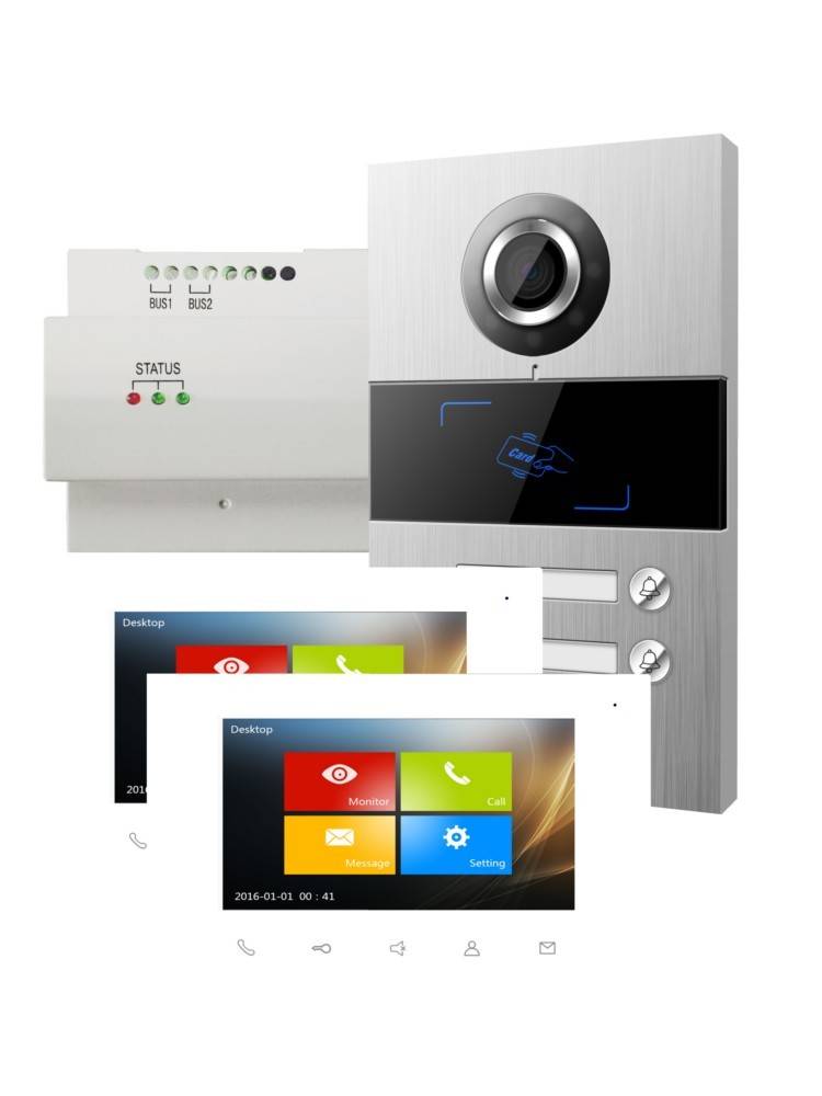 HHG 2-Familien Set Unterputz Villa Set 2