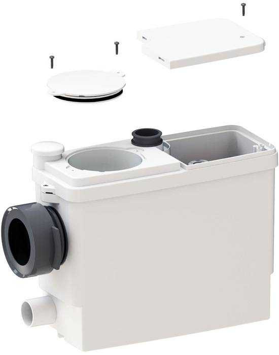 SFA 0017UP WC-Kleinhebeanlage SaniPack Pro UP weiß weiß