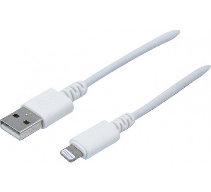 Dacomex USB-A zu Lightning Kabel, MFI, 1,0 m, weiß