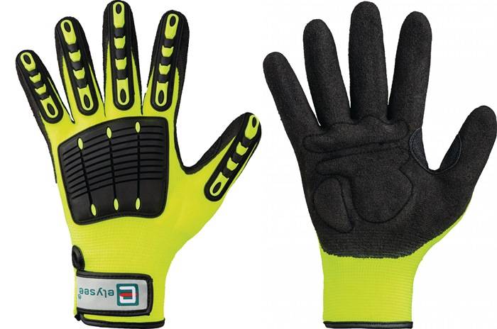 ELYSEE 0881-09H Handschuhe Resistant Größe 9 leuchtend gelb/schwarz EN 388 PSA-K