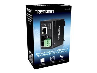 TRENDnet Konverter Industrial 100Base-FX SC 2KM IP 30 Multimedia-Technik