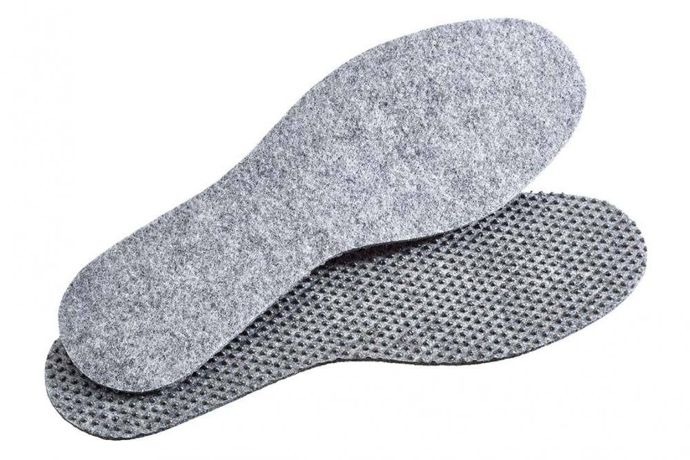 Filzeinlegesohlen STANDARD mit Filz & Latexsohle, Gr.37
