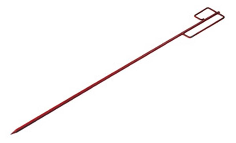 UNIVERSAL - Absperrhalter, Ø ca. 12 mm, rot lackiert, 120 cm hoch, Eisen