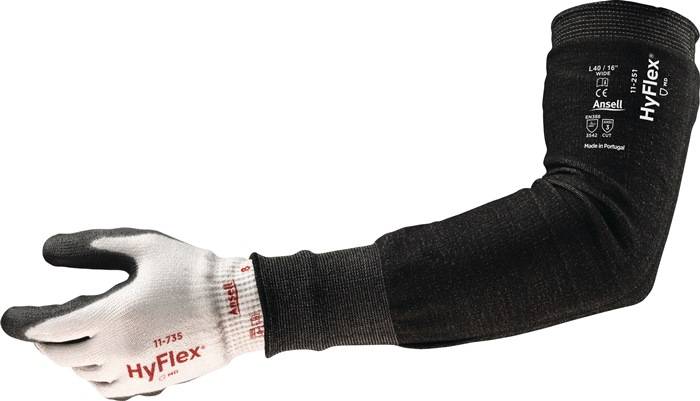 ANSELL 11-250-16-WIDE Armschützer HyFlex 11-250 305 mm schwarz HPPE-Intercept