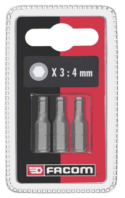 Facom EH105.J3 Bits Serie 1 - Sechskant 5mm 3-tlg