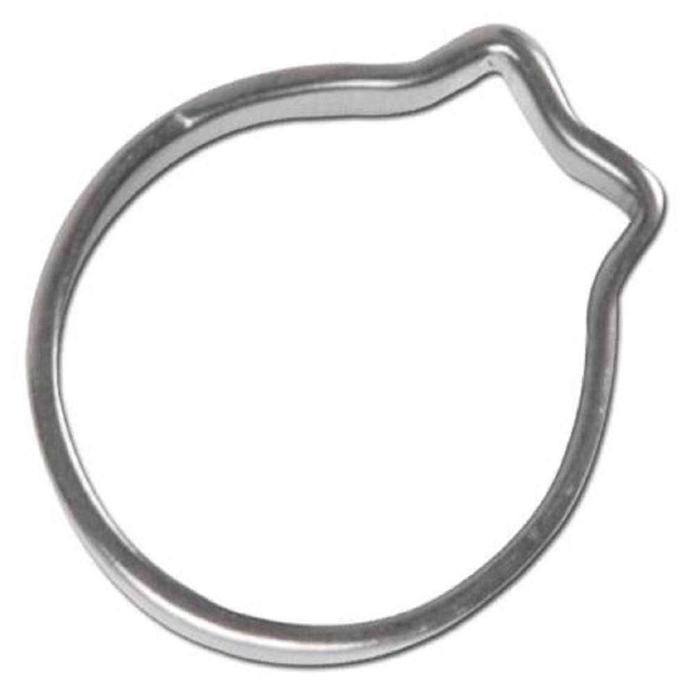 1-Ohr Schlauchklemme - Edelstahl W4 - Spannbereich Ø 16 bis18 mm - Breite 7 mm - Preis per Stück