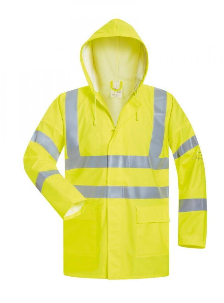 REINHOLD Multinorm PU-Regenjacke Gr.XXL NORWAY, Gelb, EN ISO 20471/3, EN 343, EN