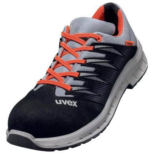 Uvex 6909839 2 trend Halbschuhe S2 69098 schwarz, grau, rot Weite 11 Größe 39
