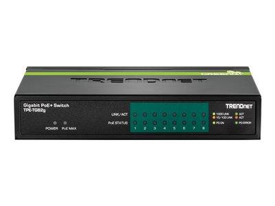 TRENDnet Switch 8 Port Gbit PoE+ 61W Metall Multimedia-Technik Switche