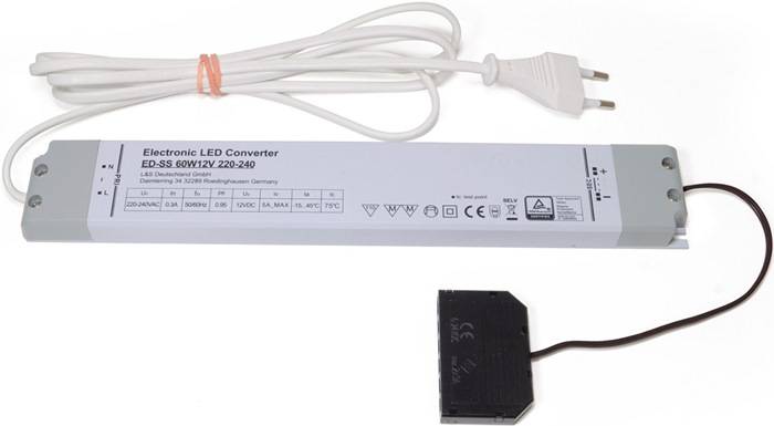 L&S 2000422 LED-Konverter 230 V 12 V 60 W 290 mm
