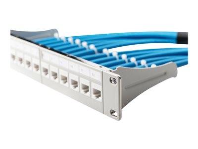 DIGITUS Patchpanel 1HE 10 12-Port Modular grau Multimedia-Technik 10 Zubehör
