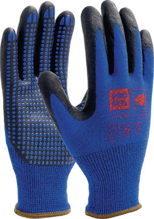 PRO FIT 31791-9 Nitril-Feinstrickhandschuh NI-Thermo Größe 9 blau Nylon, Acryl &
