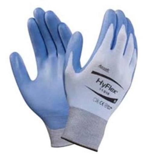 Ansell 11-518 Gr.8 Schnittschutzhandschuh HYFLEX® Dyneema, Nylon,Lycra, PU blau