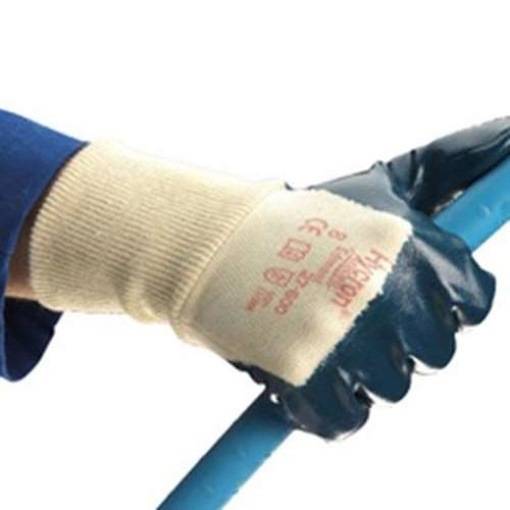 Ansell 27-600 Gr.11 HYCRON Teilbeschichtet, Schutzhandschuh blau