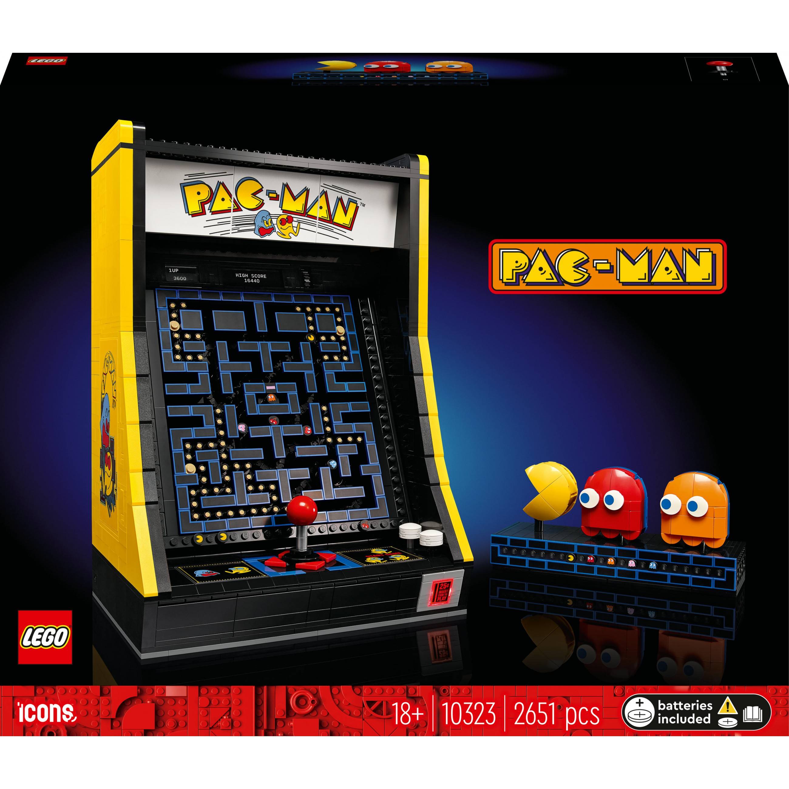 LEGO ICONS PAC-MAN Arcade 10323 Home & Living Spielzeug