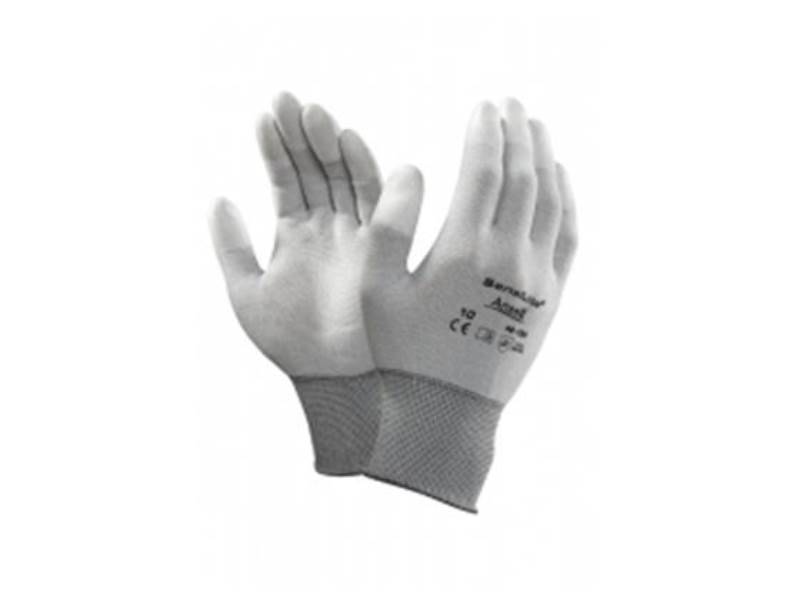 Ansell 48-135 Sensilite Gr.8 ESD-Handschuh weiß Strickbund